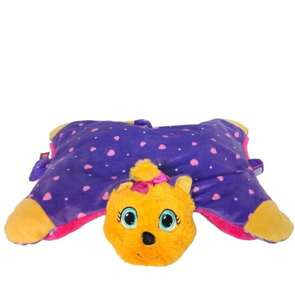 FlipaZoo Flip N Play Pink Unicorn Yorkie Puppy Dog Stuffed Pillow 2017 18" - Picture 6 of 11